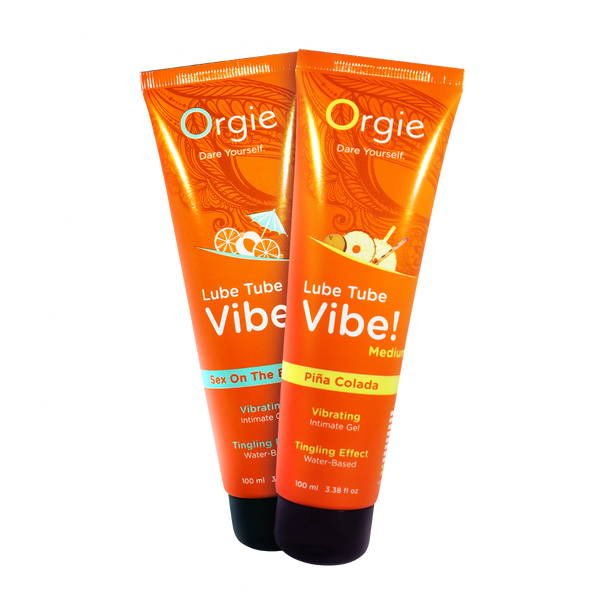 Лубрикант с эффектом вибрации Orgie Lube Tube Vibe Low Sex On The Beach, 100 мл 17526